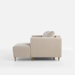 Narożniki|inny Narożnik rozkładany beżowy PERA prawy