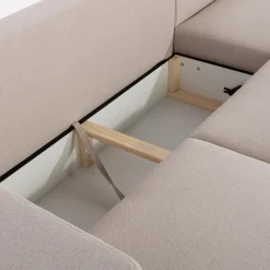 Narożniki|inny Narożnik rozkładany beżowy PERA prawy