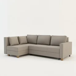 Comfort Line Narożnik rozkładany beżowy SPELLO lewy