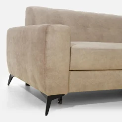 inny Narożnik rozkładany beżowy STORN prawy