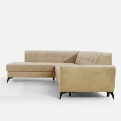 inny Narożnik rozkładany beżowy STORN lewy