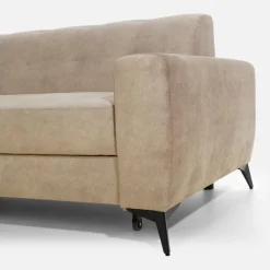 inny Narożnik rozkładany beżowy STORN lewy