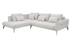 Instilo Narożnik rozkładany boucle beżowy ZURICH prawy