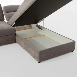 Werdomo Narożnik rozkładany brązowy GALLANO L prawy