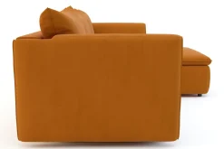 New Form Narożnik rozkładany bursztynowy SUNNY prawy