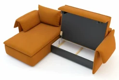 New Form Narożnik rozkładany bursztynowy SUNNY