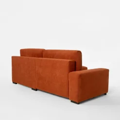 Narożniki|Exline Narożnik rozkładany ceglasty COMODO prawy