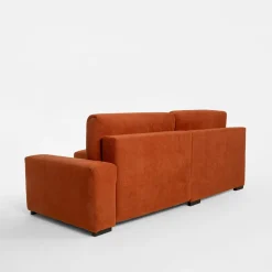 Narożniki|Exline Narożnik rozkładany ceglasty COMODO lewy