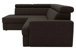 Narożniki|Fresh Narożnik rozkładany ciemnobrązowy COMO lewy