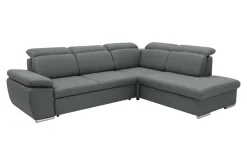 New Form Narożnik rozkładany ciemnoszary ALDO prawy