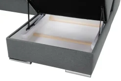 New Form Narożnik rozkładany ciemnoszary ALDO prawy