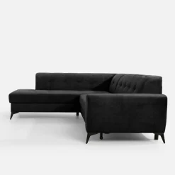 inny Narożnik rozkładany ciemnoszary STORN lewy