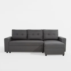 Narożniki|Exline Narożnik rozkładany ciemnoszary ROBIN