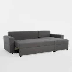 Narożniki|Exline Narożnik rozkładany ciemnoszary ROBIN