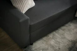 Narożniki|Exline Narożnik rozkładany ciemnoszary ROBIN