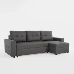 Narożniki|Exline Narożnik rozkładany ciemnoszary ROBIN