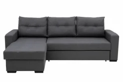 Exline Narożnik rozkładany ciemnoszary MEDINA