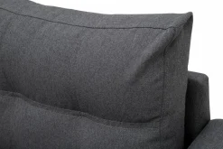 Exline Narożnik rozkładany ciemnoszary MEDINA