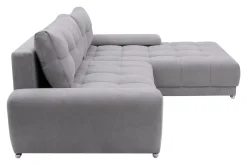 Softi Narożnik rozkładany DL pikowany szary WAVE