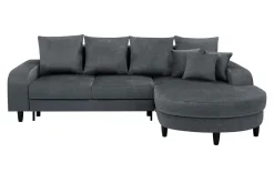 Comfort Line Narożnik rozkładany grafit NAPOLI prawy