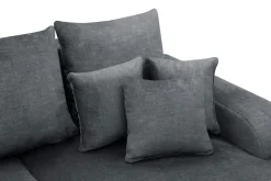 Comfort Line Narożnik rozkładany grafit NAPOLI prawy