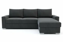 Narożniki| Narożnik rozkładany grafitowy GIANI