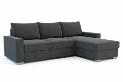 Narożniki| Narożnik rozkładany grafitowy GIANI