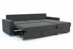 Narożniki| Narożnik rozkładany grafitowy GIANI