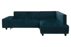 Narożniki|Comfort Line Narożnik rozkładany granatowy CALPE prawy