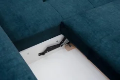 Narożniki|Comfort Line Narożnik rozkładany granatowy CALPE prawy