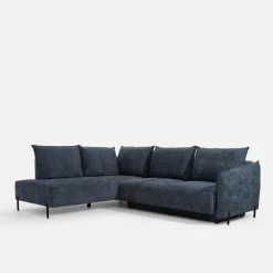 Narożnik rozkładany granatowy MARSYLIA lewy