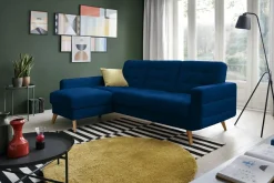 Narożniki|Impresti Narożnik rozkładany granatowy BODO lewy