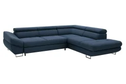 Instilo Narożnik rozkładany granatowy FABIO lewy