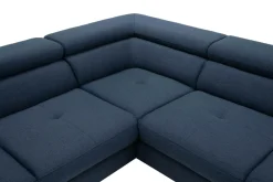 Instilo Narożnik rozkładany granatowy FABIO lewy