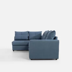 Narożniki|Exline Narożnik rozkładany granatowy SORINO lewy