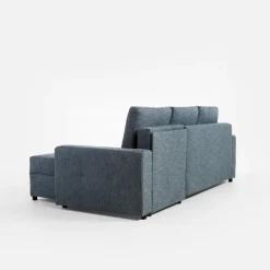 Narożniki|Exline Narożnik rozkładany granatowy ROBIN