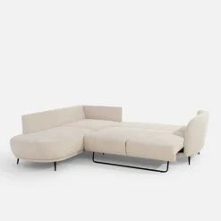 New Form Narożnik rozkładany jasnobeżowy SOUL L lewy