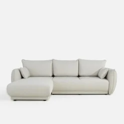 Narożniki|inny Narożnik rozkładany jasnobeżowy LOREN lewy