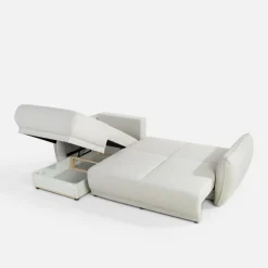 Narożniki|inny Narożnik rozkładany jasnobeżowy LOREN lewy