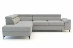 Narożniki|Softi Narożnik rozkładany jasnoszary LONIGO prawy