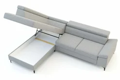 Narożniki|Softi Narożnik rozkładany jasnoszary LONIGO prawy