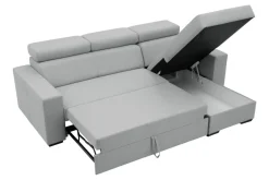 Narożniki|Exline Narożnik rozkładany jasnoszary MATRIX