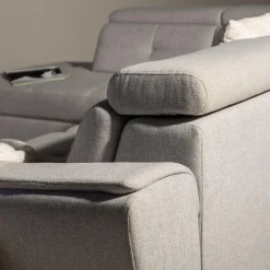 Narożniki|Instilo Narożnik rozkładany jasnoszary SERGIO prawy