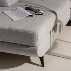 Narożniki|Instilo Narożnik rozkładany jasnoszary SERGIO prawy