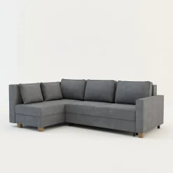 Narożniki|Comfort Line Narożnik rozkładany jasnoszary SPELLO lewy