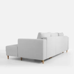 inny Narożnik rozkładany jasnoszary PERA prawy