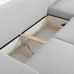 inny Narożnik rozkładany jasnoszary PERA prawy