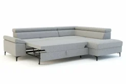 Narożniki|Softi Narożnik rozkładany jasnoszary LONIGO lewy