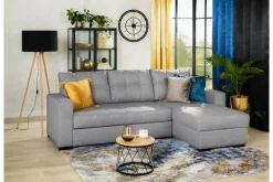 Exline Narożnik rozkładany jasnoszary MEDINA