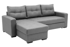 Exline Narożnik rozkładany jasnoszary MEDINA